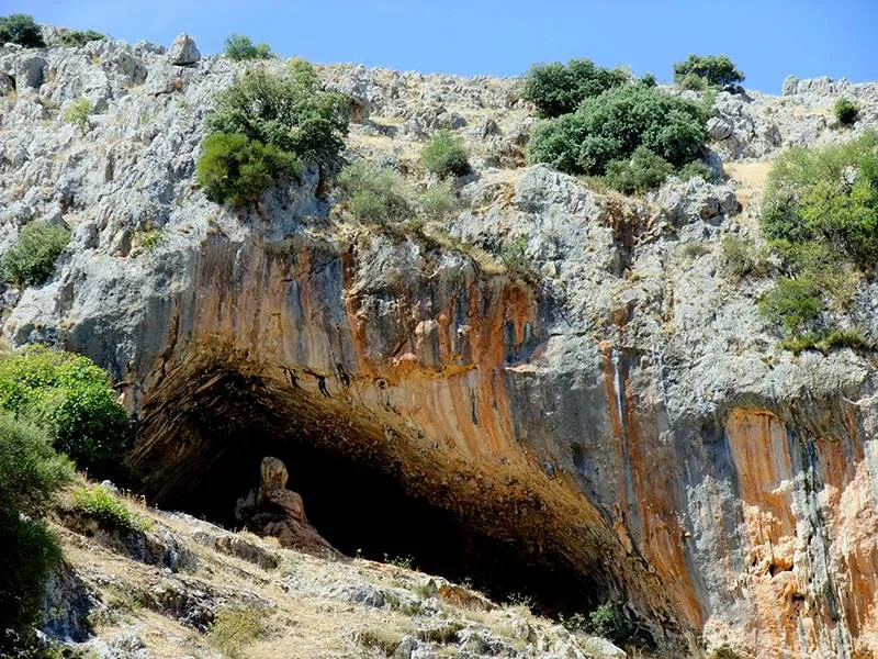 Scientists Discover Europe's Oldest Shoes: 6,000-Year-Old Sandals Woven from Grass - Cueva de los Murcielagos entrance